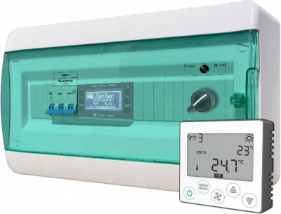 Шкаф автоматики на базе контроллеров Zentec FLS/Z-3Vf-3Af-E-F